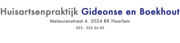 Huisartsenpraktijk Gideonse en Boekhout